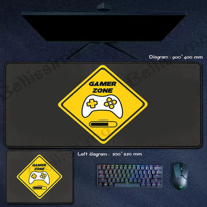 Retro Game Controller Mouse Pad  Anti-Slip Rubber XL Desk Mat Office Computer Large Gaming Accessories HD Gamer Mousepad Playmat