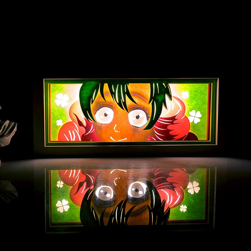 Dragon Ball 3D LED Light Box – Anime Paper-Cut Night Lamp with Remote
