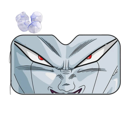 Dragon Ball Vegeta Eyes Fashion Windshield Sunshade 76x140cm Foils Sun Visor UV Protector