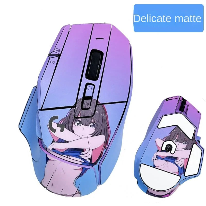Compatible G502 X PLUS wireless/wired mouse special sticker matte protection custom all-inclusive film replacement accessories