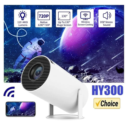 Unleash the Big Screen Experience Anywhere with the HY300 Android Smart Projector! - Rexpect Nerd