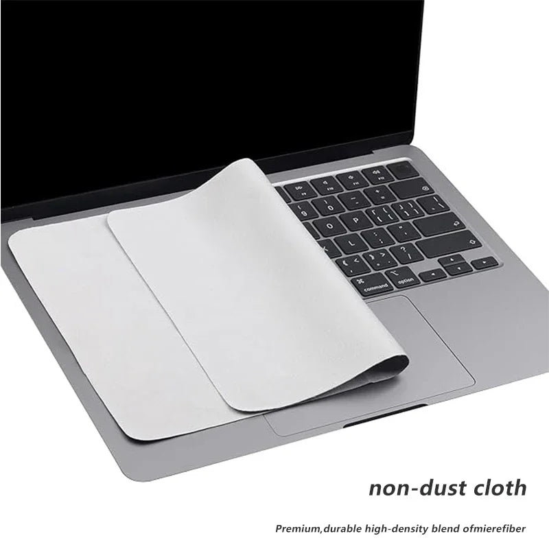 for MacBook Pro 13/15/16 Inch Microfiber Dustproof Laptop Screen Cleaning Cloth Protective Notebook Palm Keyboard Blanket Cover