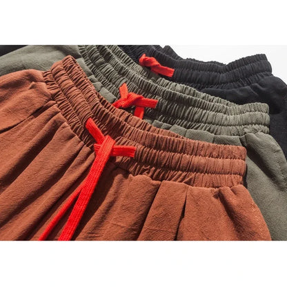 Toji Fushiguro | Men’s Loose Harem Pants | Cotton Linen Oversized Jogger Sweatpants