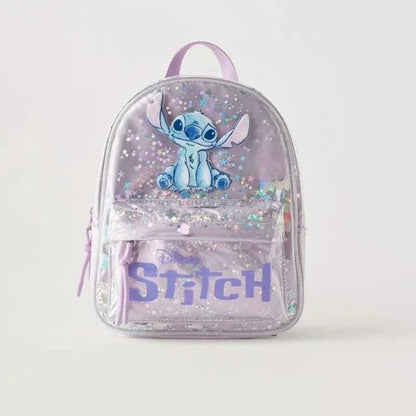 Disney's New Stitched Cartoon Sequined Back Fashionable and Versatile Trendy Kindergarten School Bag for Boys and Girls