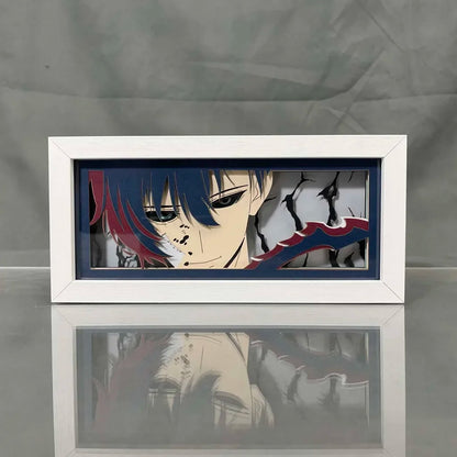 Solo Leveling Sung Jin-Woo LED Light Shadow Box – Anime 3D Papercut Lamp