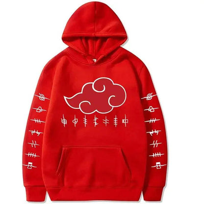 Akatsuki Cloud Hoodie Unisex Fashion Printed Pullover Autumn & Winter Comfortable Streetwear Best Selling Hip Pop Top