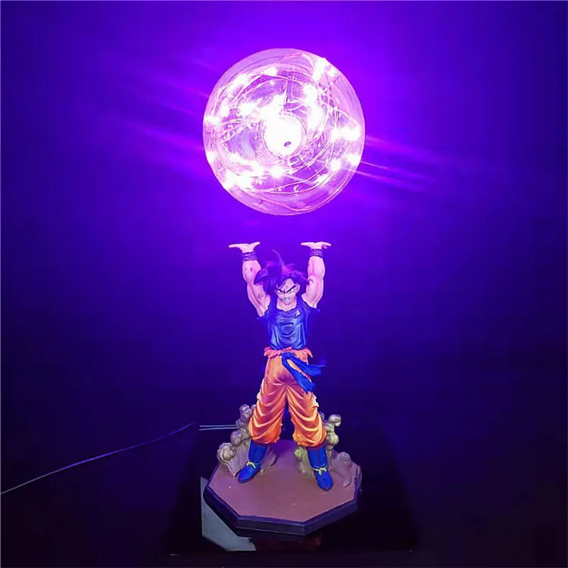 Dragon Ball Z Goku Spirit Bomb LED Lamp – 35cm Action Figure | DBZ Collectible
