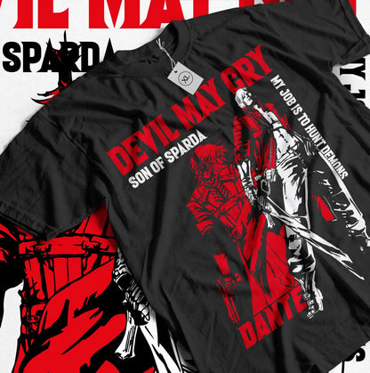 Devil May Cry Dante T-Shirt | Anime Gaming Tee Unisex All Sizes