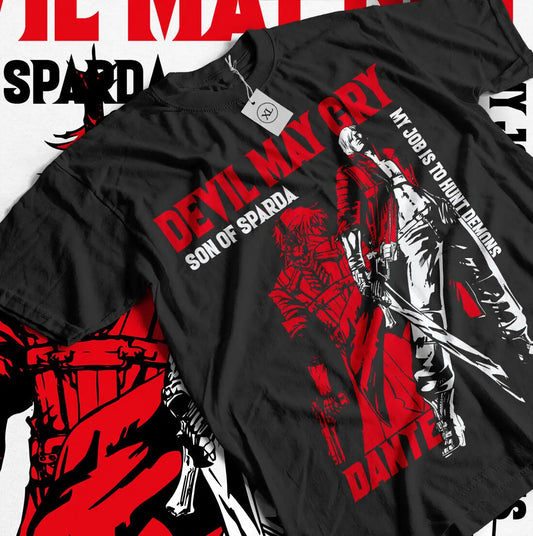 Devil May Cry Dante T-Shirt | Anime Gaming Tee Unisex All Sizes