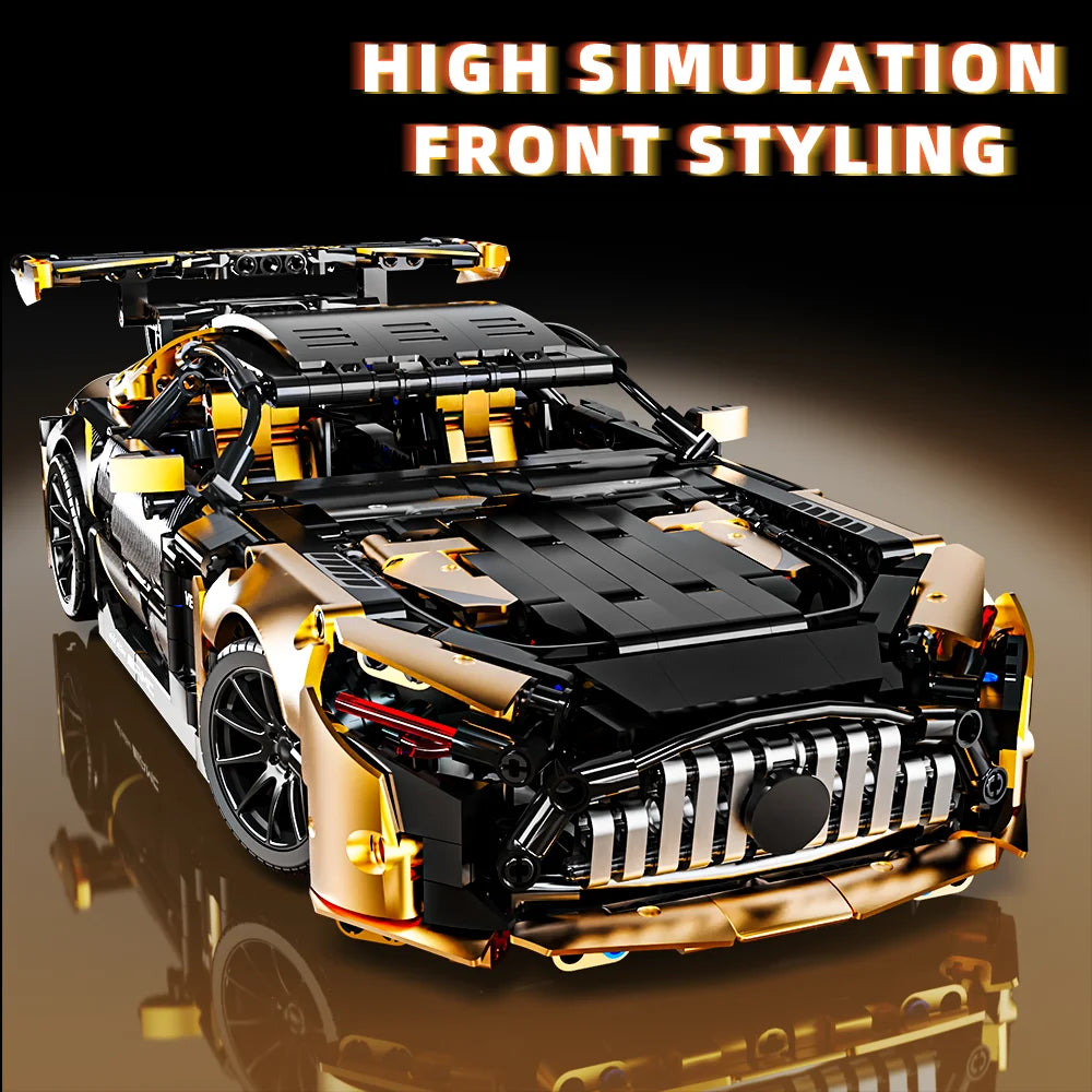 1:14 MOC Building Set Raceing Car Model 1466Pcs Sports Car Building Blocks Toys Boys or Adults Kits for Boys Birthday Gifts