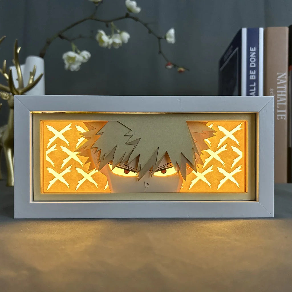 Anime LED Night Light – Haikyuu!!, Blue Lock & Demon Slayer Lamp