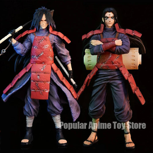 Experience the power of the Uchiha Clan with this stunning 10.62in/27cm PVC action figure of Uchiha Madara from the Naruto anime series.