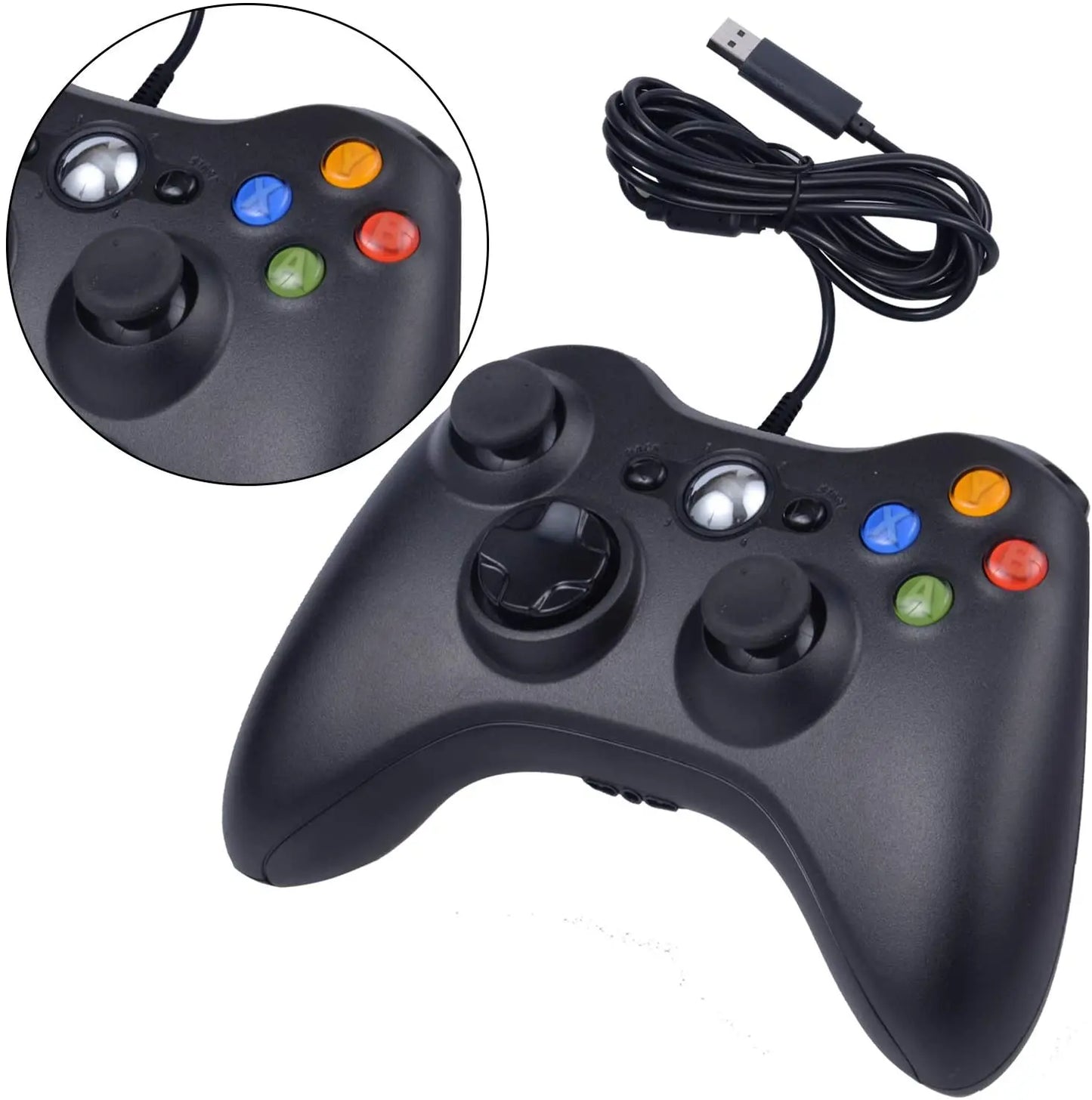 STORM WYRM USB Wired Game Controller For Xbox 360 Console Joypad For Win 7/8/10PC Joystick Controle Mando Gamepad ForXbox 360