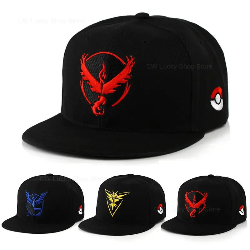 Catch 'Em All in Style! Pokémon legendary bird Baseball Caps - Adjustable, Embroidered, Perfect for Trainers of All Ages