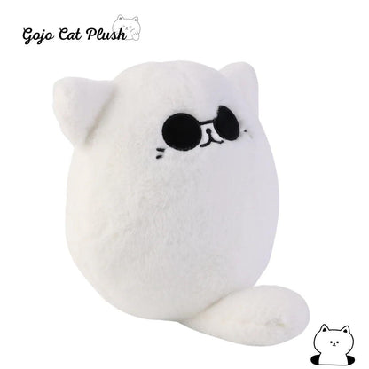 32cm Soft Gojo Cat Plush Pillow Hot Anime Sunglasses White Cat Plushies Toys Stuffed Animals Doll Home Decor Kids Birthday Gift