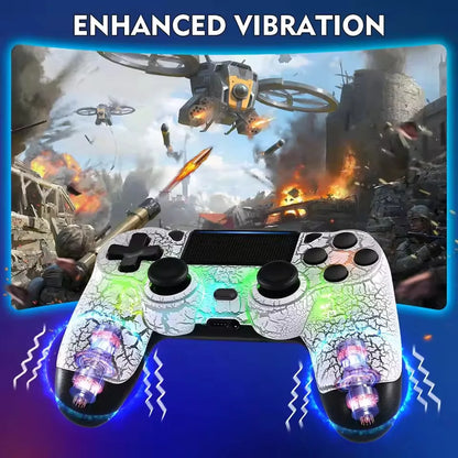 2026 New Wireless Game Controller for PS4/Slim/Pro Wireless Gamepad For PC Dual Vibration Joystick For IOS/Android