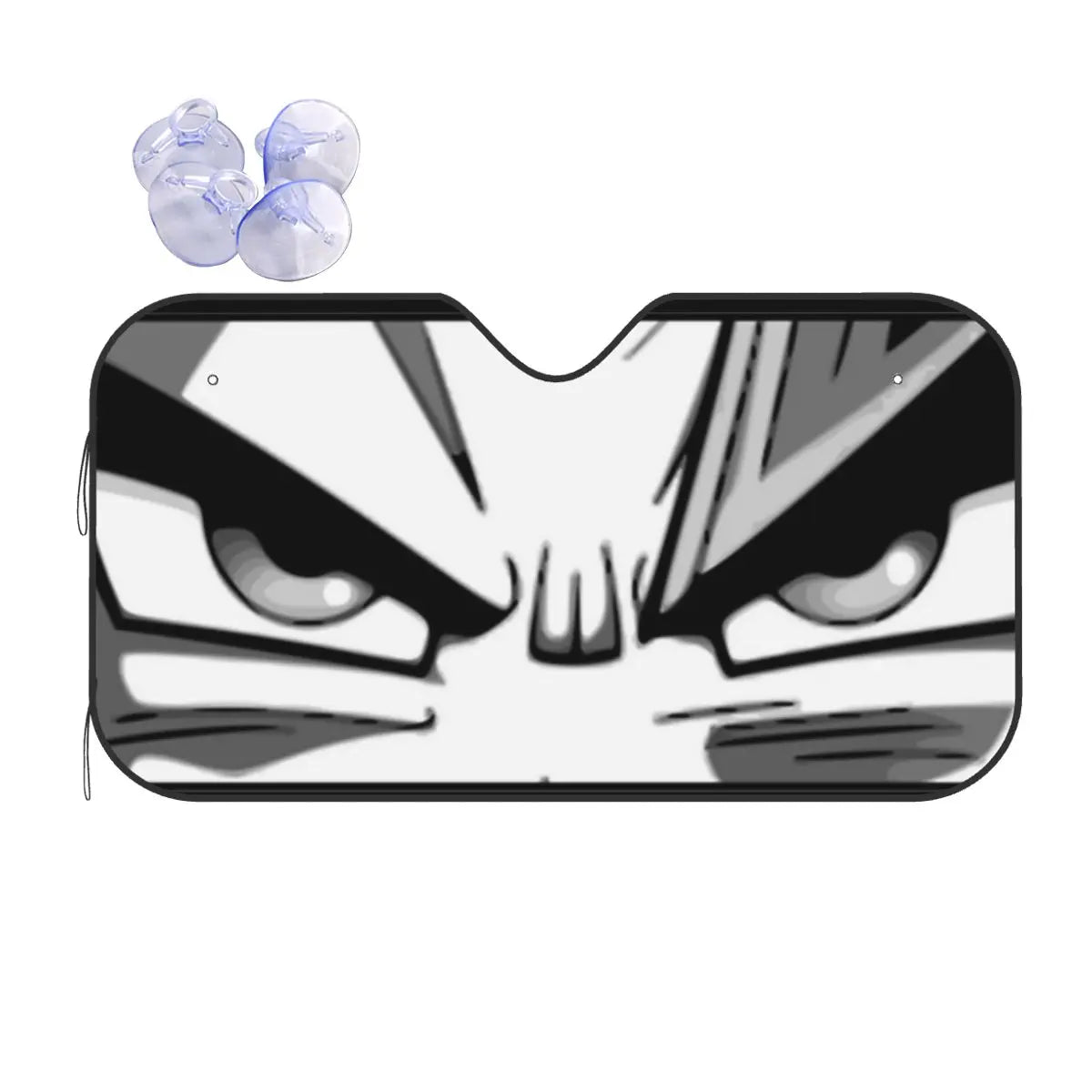 Dragon Ball Vegeta Eyes Fashion Windshield Sunshade 76x140cm Foils Sun Visor UV Protector