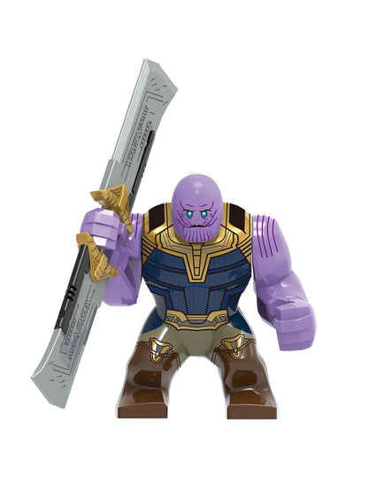 New Marvel 3D superhero characters large model building blocks assembly toys children's birthday gifts boys girl