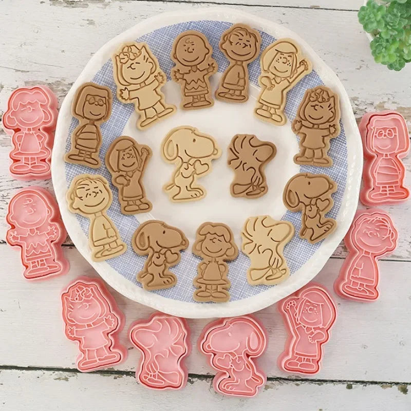 Snoopy Cookie Cutter Set | Cute DIY 3D Baking Moulds for Kids & Families