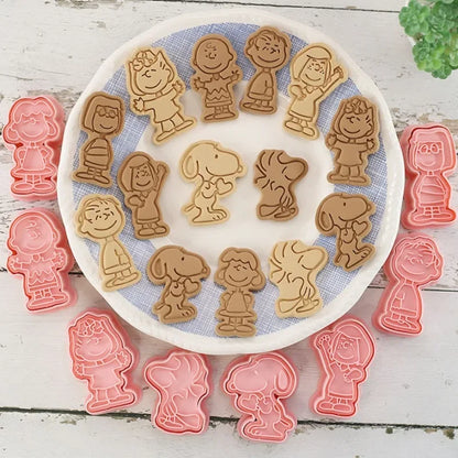 Snoopy Cookie Cutter Set | Cute DIY 3D Baking Moulds for Kids & Families