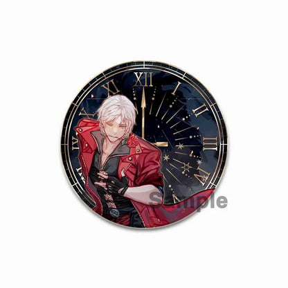 Dante Cartoon Cosplay Badge Game Anime Devil May Cry Brooch HD Print Handmade Pins for Backpack Accessories Clothes Decoration