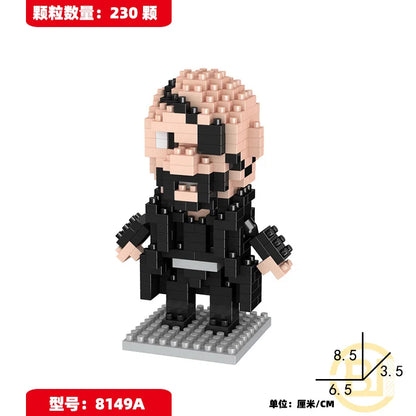 Disney Hero Cartoon Micro Particle Building Blocks Children Assembly Toy Anime figure Boy Girl Kid Gift Cute And Pretty
