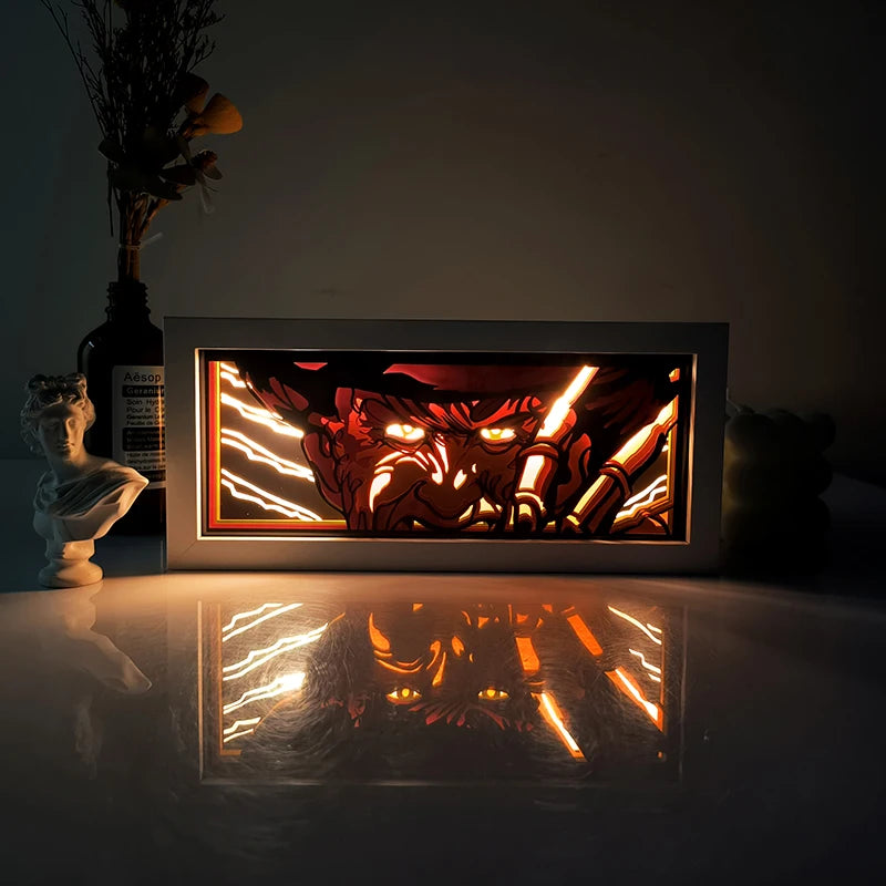 Dragon Ball 3D LED Light Box – Anime Paper-Cut Night Lamp with Remote