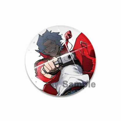 Dante Cartoon Cosplay Badge Game Anime Devil May Cry Brooch HD Print Handmade Pins for Backpack Accessories Clothes Decoration