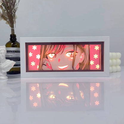 Anime LED Light Box – Manga Paper Carving Desk Lamp for Kids & Collectors