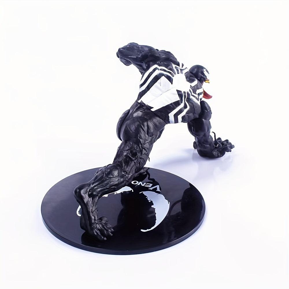 1pc Disney Venom and Carnage Action Figure - Officially Licensed Collectible with Intricately Detailed Design, High-Quality PVC Material, and Action-Packed Dynamic Crouching Pose - Perfect for Bedroom Desk or Shelf Decor - Rexpect Nerd