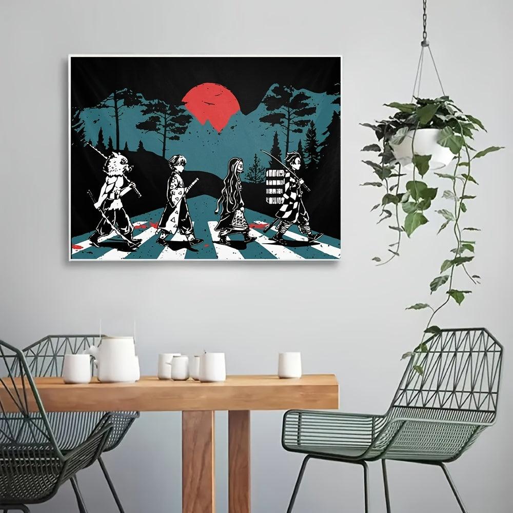 Unleash the Fury with Breathtaking Demon Slayer Canvas Art! - Rexpect Nerd