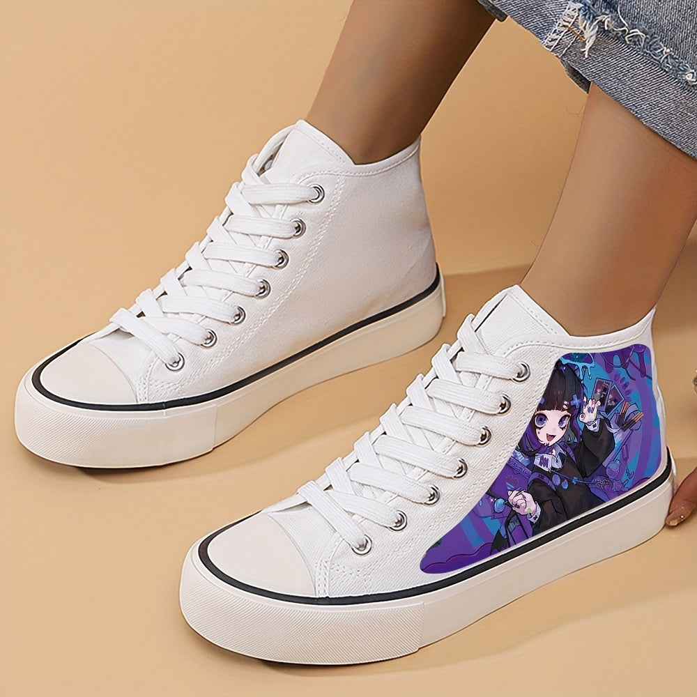 Breathable & Durable Anime Girl Sneakers - Lightweight, Non-Slip, Versatile High Tops for All Seasons - Rexpect Nerd