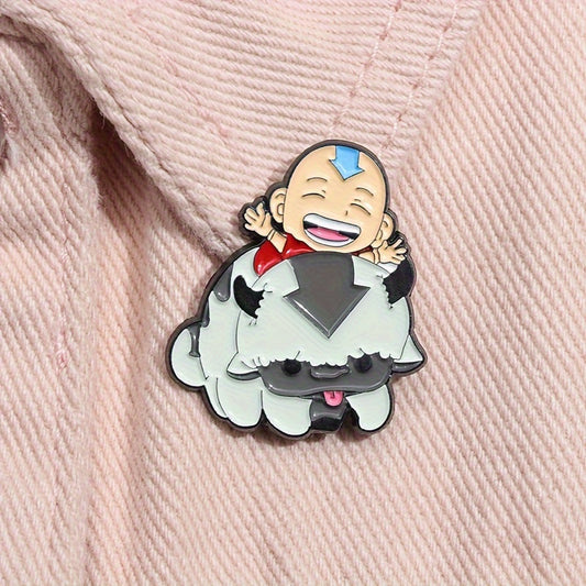 1pc Adorable Cartoon Anime Pin Brooch - Fashionable & Durable Clothing Accessory - Perfectly Crafted for Womens Wardrobes - Rexpect Nerd