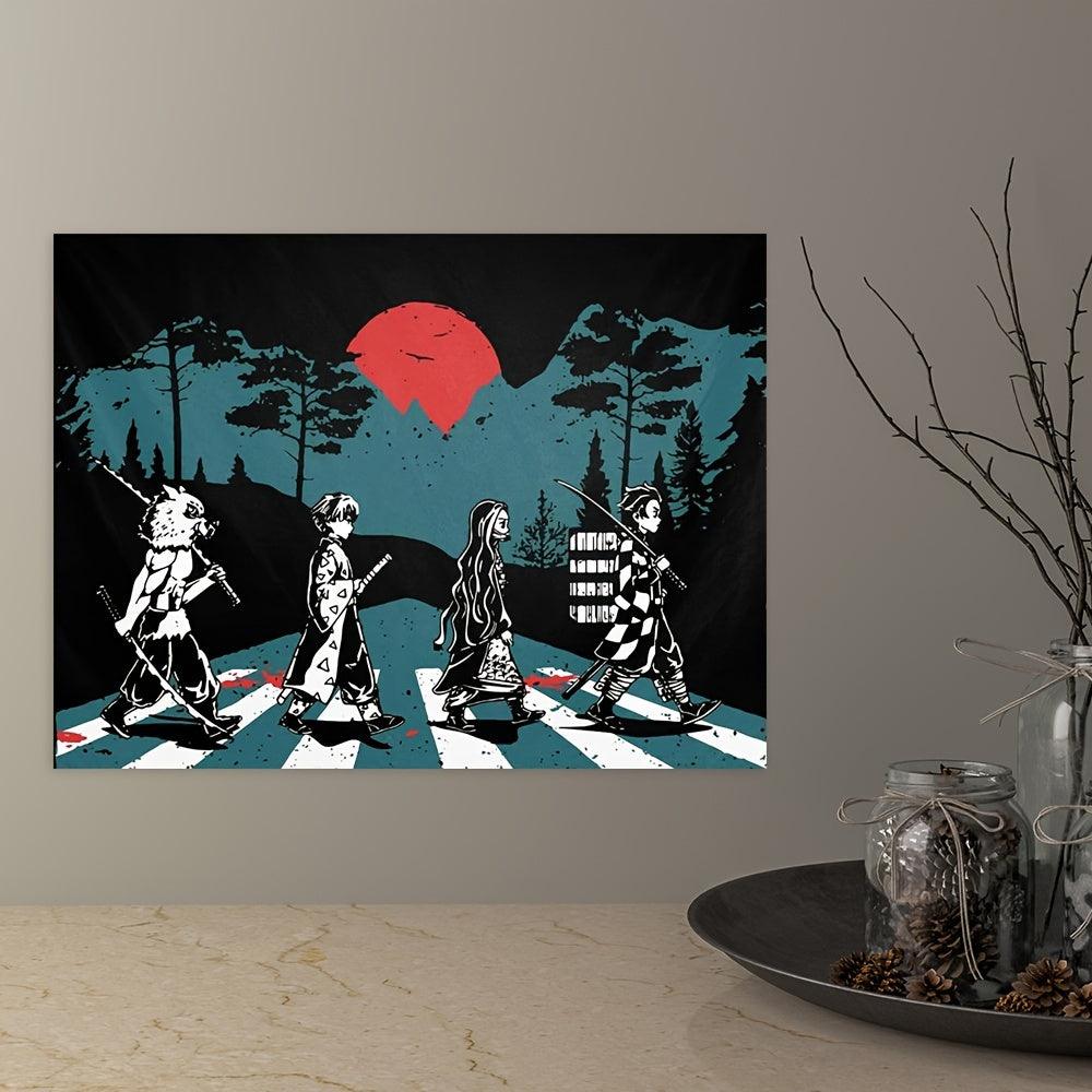 Unleash the Fury with Breathtaking Demon Slayer Canvas Art! - Rexpect Nerd