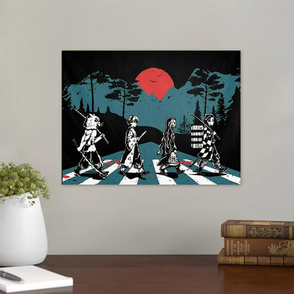 Unleash the Fury with Breathtaking Demon Slayer Canvas Art! - Rexpect Nerd