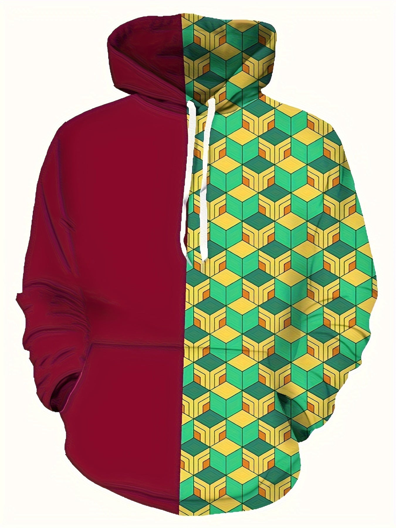 Stylish Anime Printed Hoodie for Men - Winter Fall Casual Comfort with Bold Graphic Design, Perfect Gift for Streetwear Enthusiasts - Rexpect Nerd