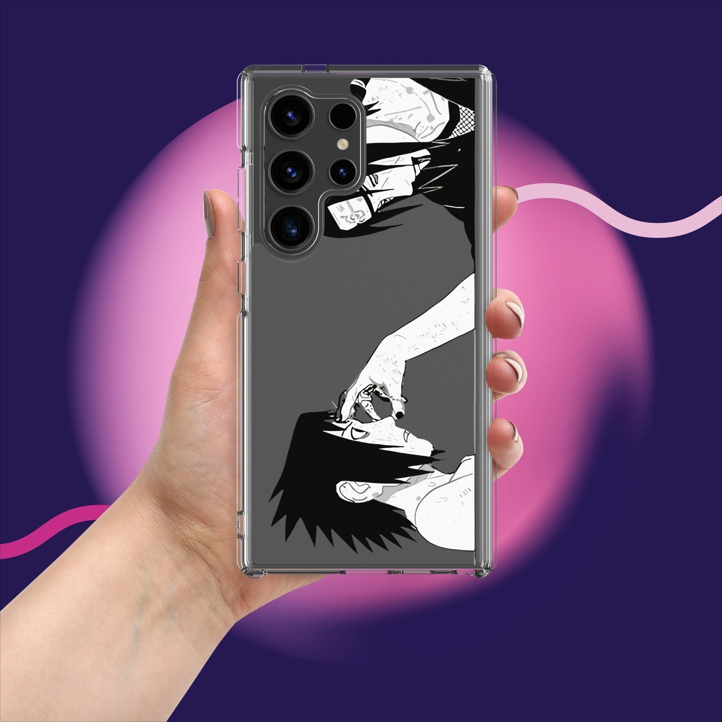 Uchiha Brothers Clear Case for Samsung® - Rexpect Nerd