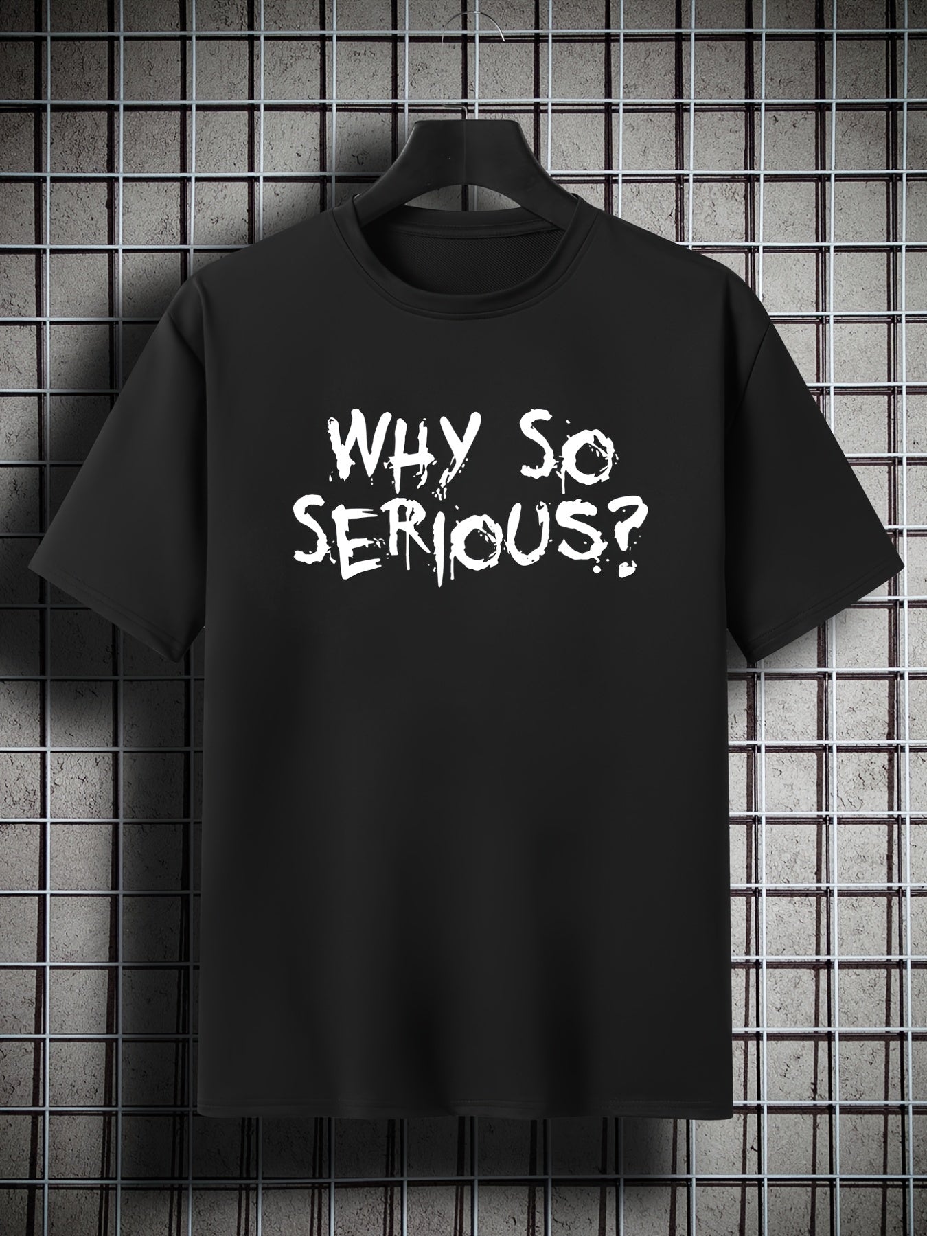 "Why So Serious?" Plus Size Graphic Tee: Big Style for Big Personalities! 🃏 - Rexpect Nerd