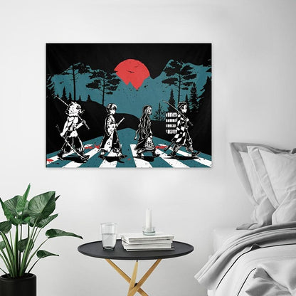 Unleash the Fury with Breathtaking Demon Slayer Canvas Art! - Rexpect Nerd