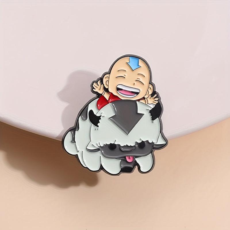 1pc Adorable Cartoon Anime Pin Brooch - Fashionable & Durable Clothing Accessory - Perfectly Crafted for Womens Wardrobes - Rexpect Nerd